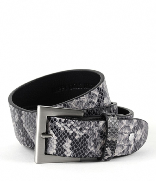 LouLou Essentiels Belt Belt Perfect Python grey